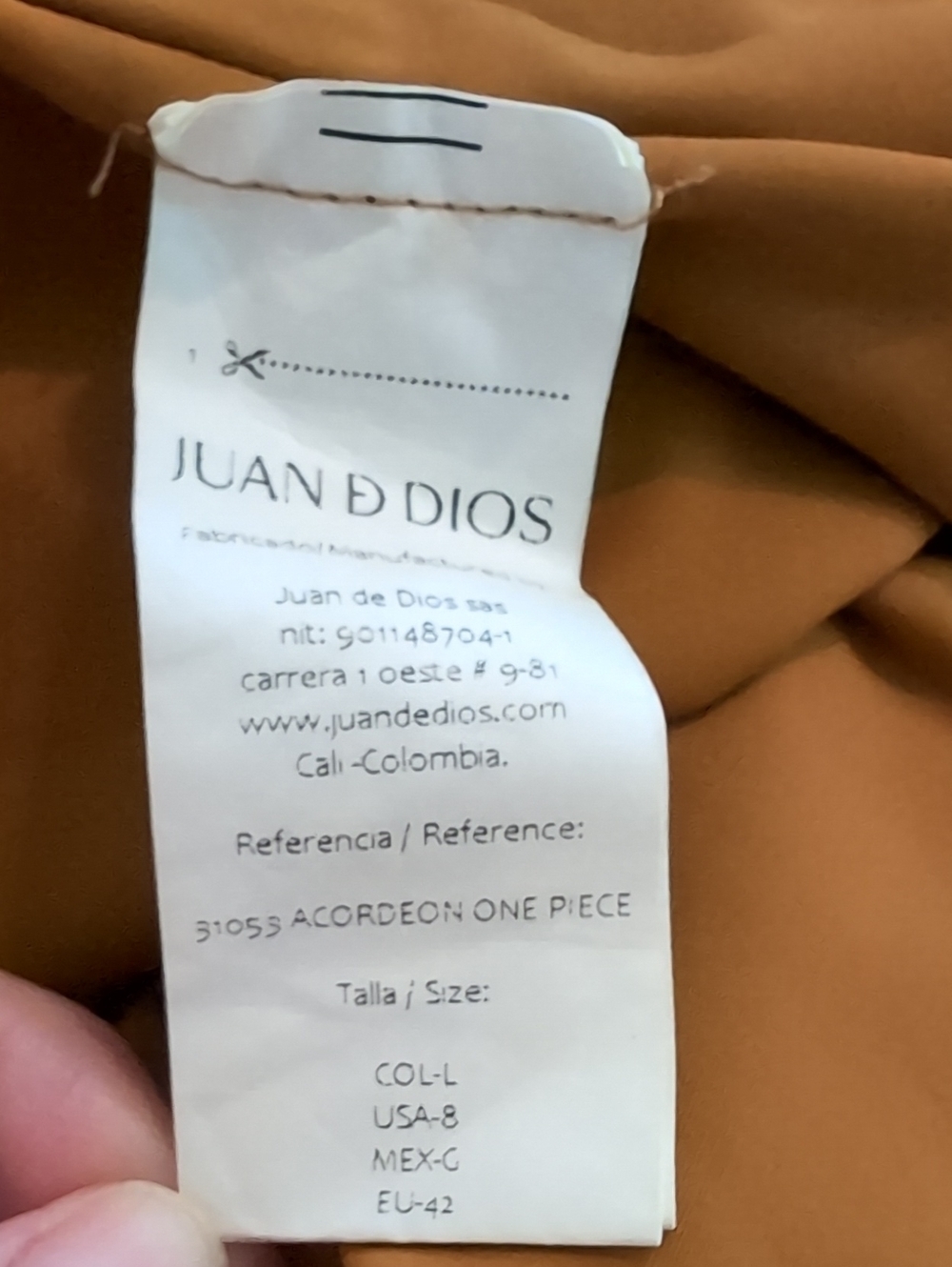 Juan de Dios Costa Careyes Acordeon One Piece Swim Suit Designer Bathing Suit 8 - Picture 9 of 9